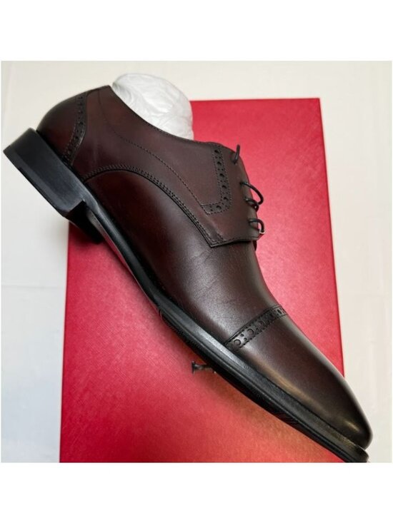 Leizilei Mens Black Leather Oxford Wedding Dress Shoes Size 13.5 NEW main image 6